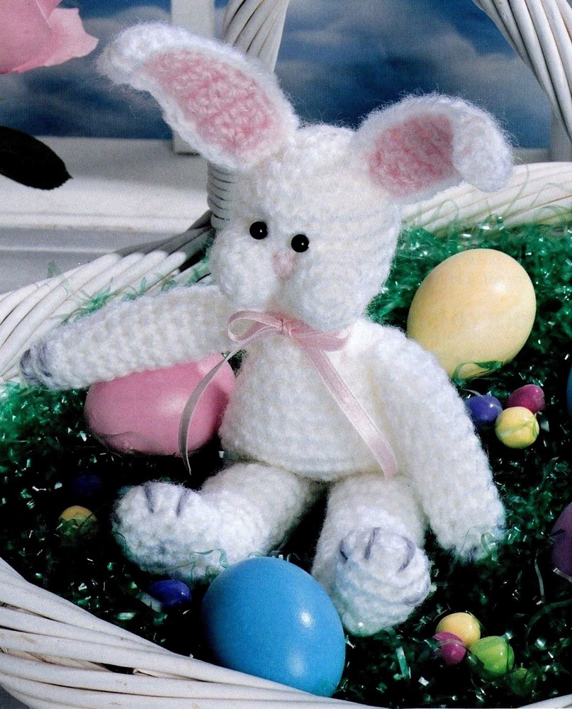 ADORABLE Charlie Cottontail/Toy/Crochet Pattern INSTRUCTIONS ONLY
