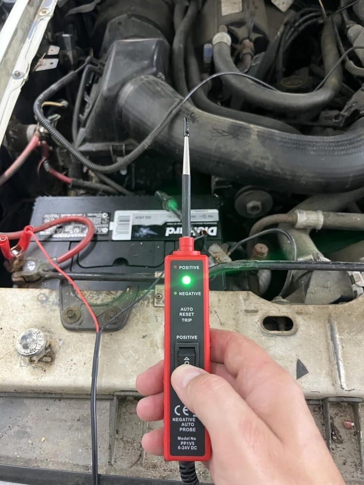 Power Circuit Probe Tester 6V-24V DC Continuity Component Polarity Test