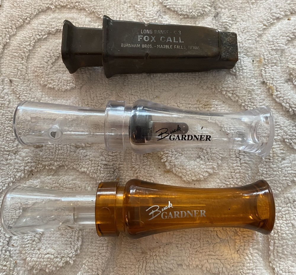 Duck Calls (2)  Fox Call (1)