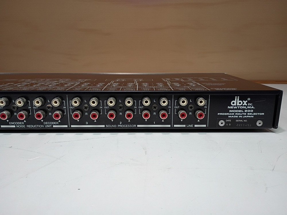 Untested Vintage DBX 200 Program Route Selector Recording Technology Series
