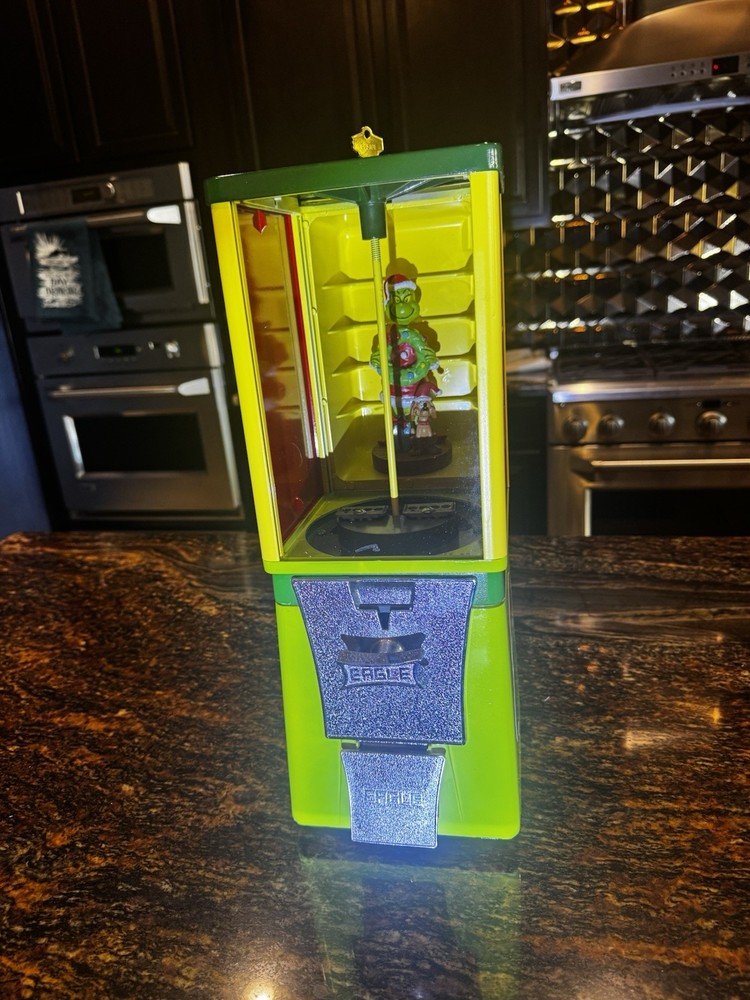 Grinch Gumball Candy Vending Machine