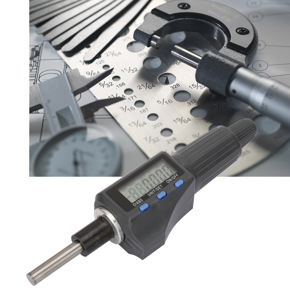 Digital Micrometer Head 25mm High Electronic Micrometer For Engineerin