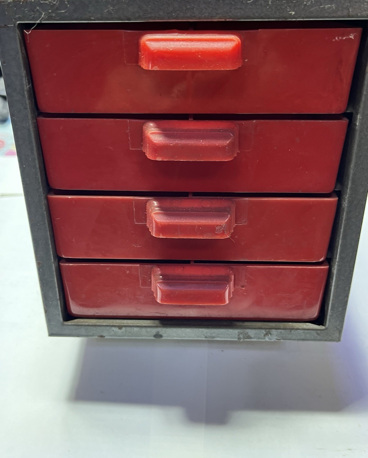 Vintage Dunlap 4 Drawer Organizer Used