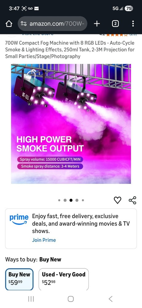 Led 700 Smoke Machine With Remote Control