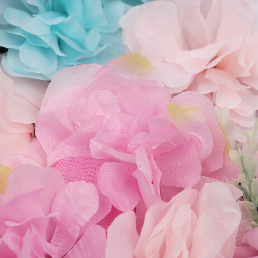 40*60cm Artificial Flower Wall Panels Wall Hydrangea Rose Wedding Backdrop Decor