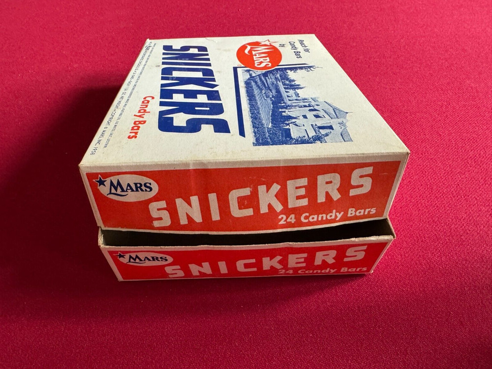 1958, SNICKERS, Original Display Box (Scarce / Vintage)