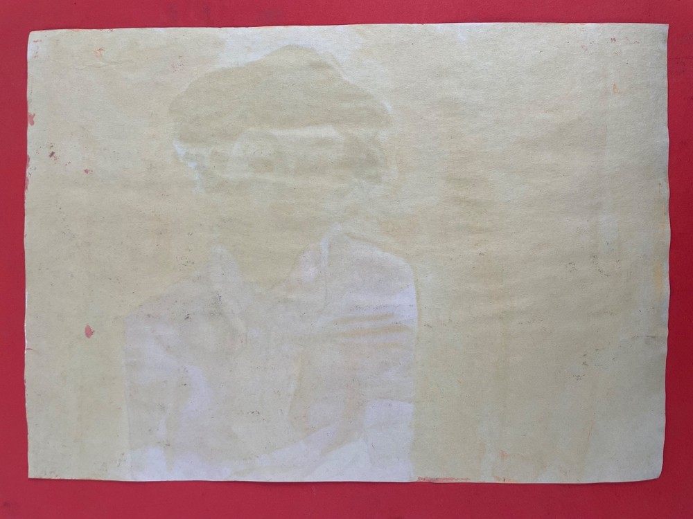 Chaim Soutine Shepard Drawing on paper (Handmade) signed