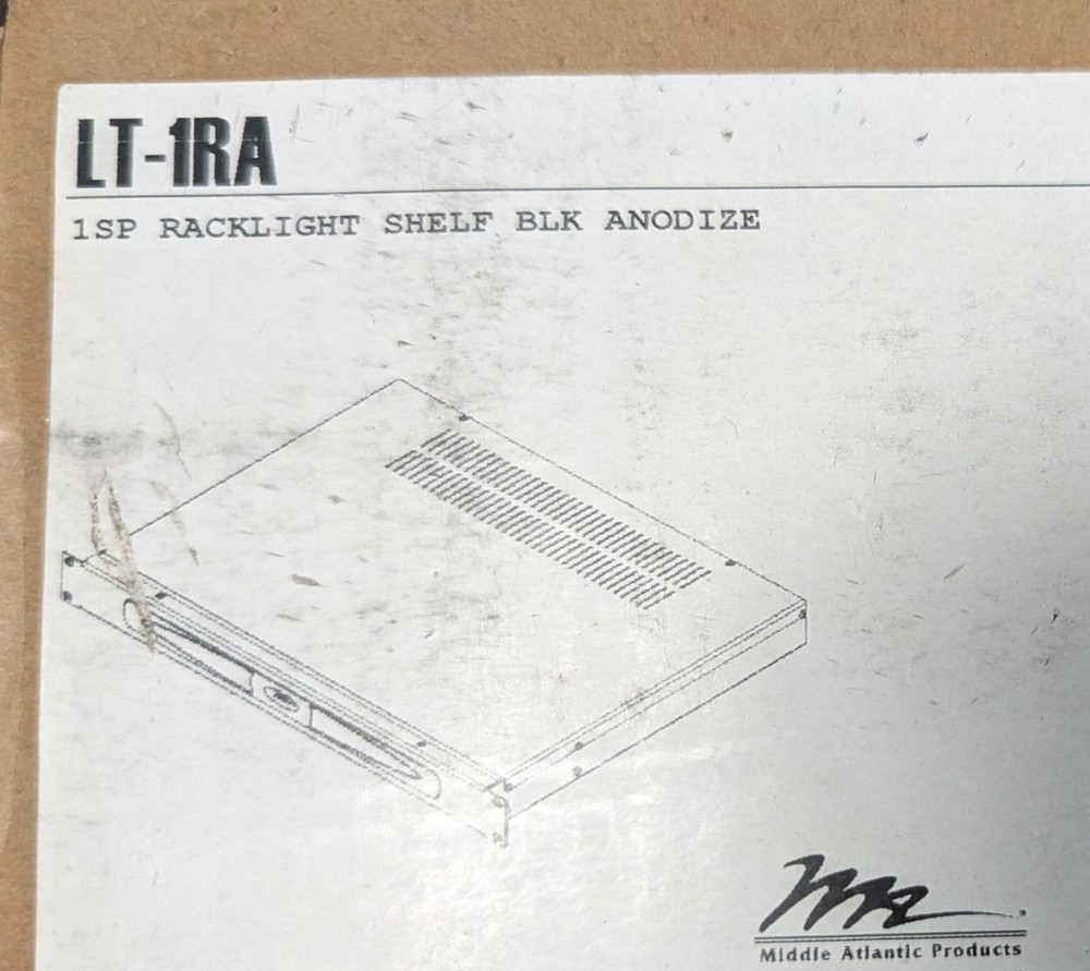 Middle Atlantic LT-1RA 1RU rackmount light