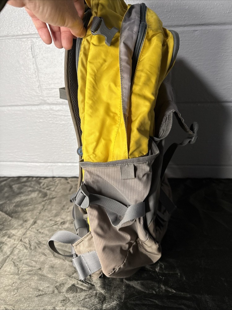 CAMELBAK Alpine Explorer Backpack, Fits 100oz Bladder - Yellow/ Gray