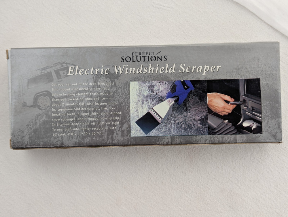 Perfect Solutions Electric Windshield Ice Scraper