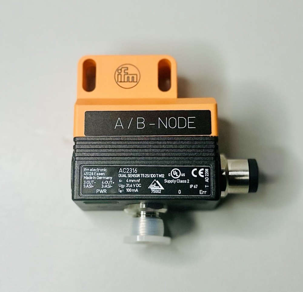 ifm electronic AC2316 Dual Sensor T5 2SI 1DO T M12