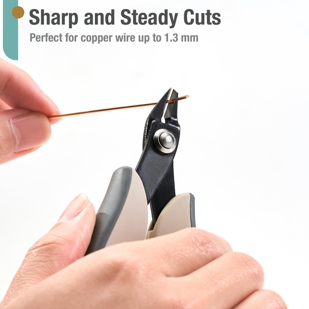 Beaditive Micro Wire Cutter – Natural Cream Flush for Beading,...