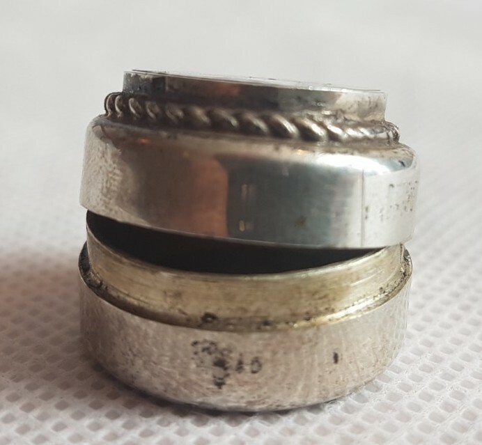 Antique Solid Silver Pill Box