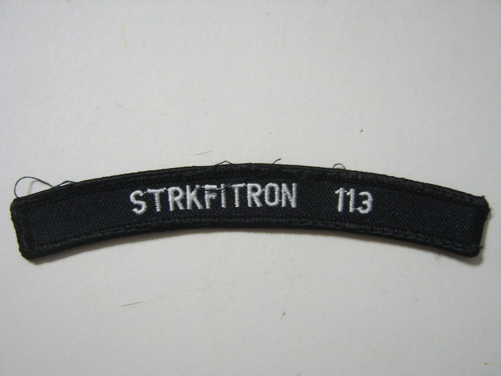 STRKFITRON  113  NAVY UIM SHOULDER TAB