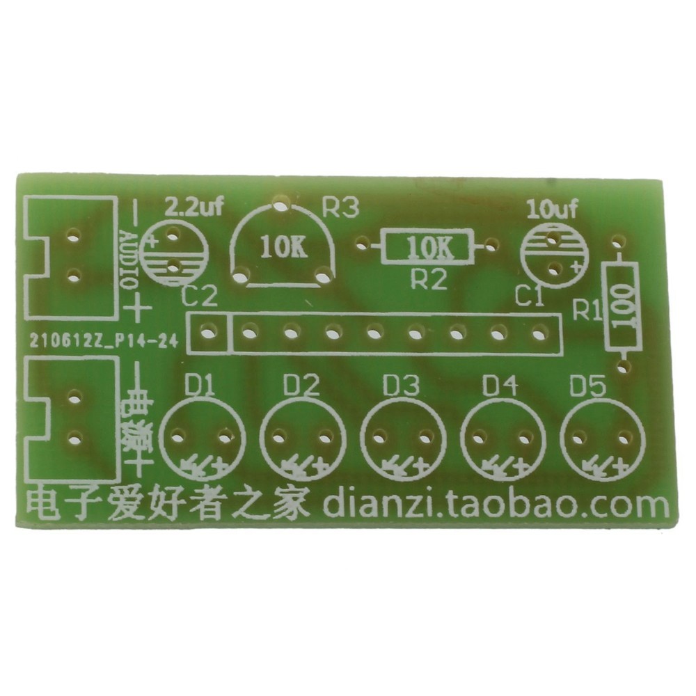 KA2284 Audio Level Meter Level Indicating Suit LED Indicator DIY Kit for V3A1