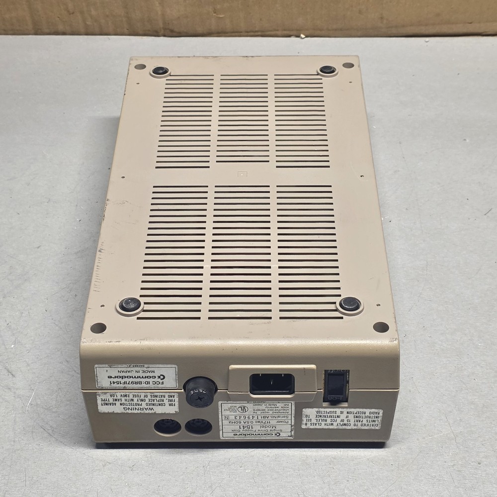 Commodore 1541 Floppy Disk Drive For Commodore 64 C64 VIC-20 Untested