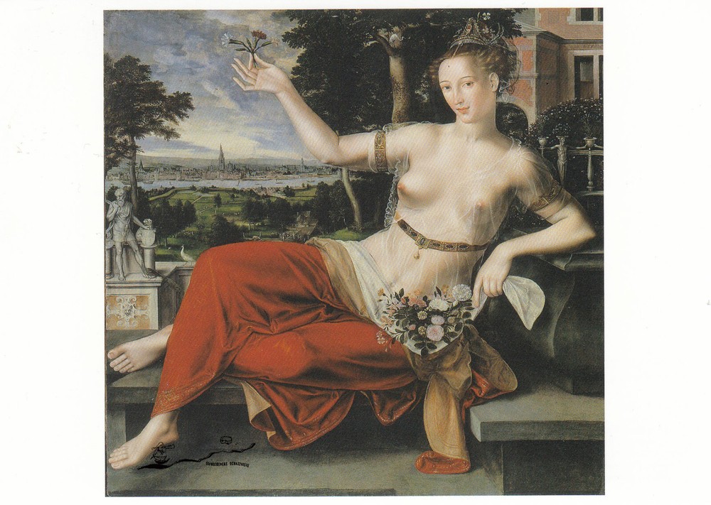 Postcard: Jan Massys - Flora