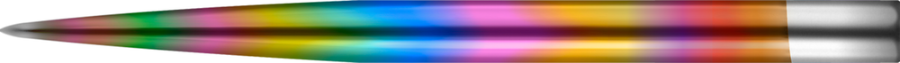 Mission Glide Dart Points - Replacement Smooth Points - Rainbow - Length 32mm