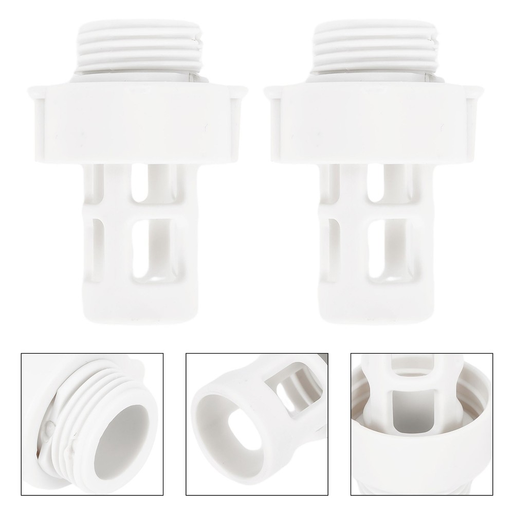 Replacement Adapter for Intex Round Pool Hose Drain Solid Plastic Construction