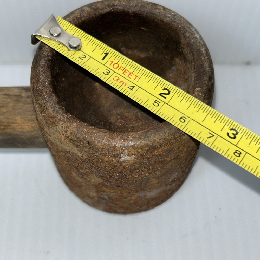 Antique Blacksmith Forming Hammer Concave Face Primitive Forging Tool Mallet