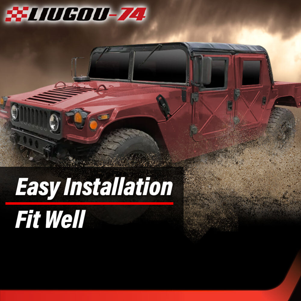 Fit For Humvee X-door Hinges (4) 2 Lh +2 Rh Hard Door M998 M1123 M1097 M1152