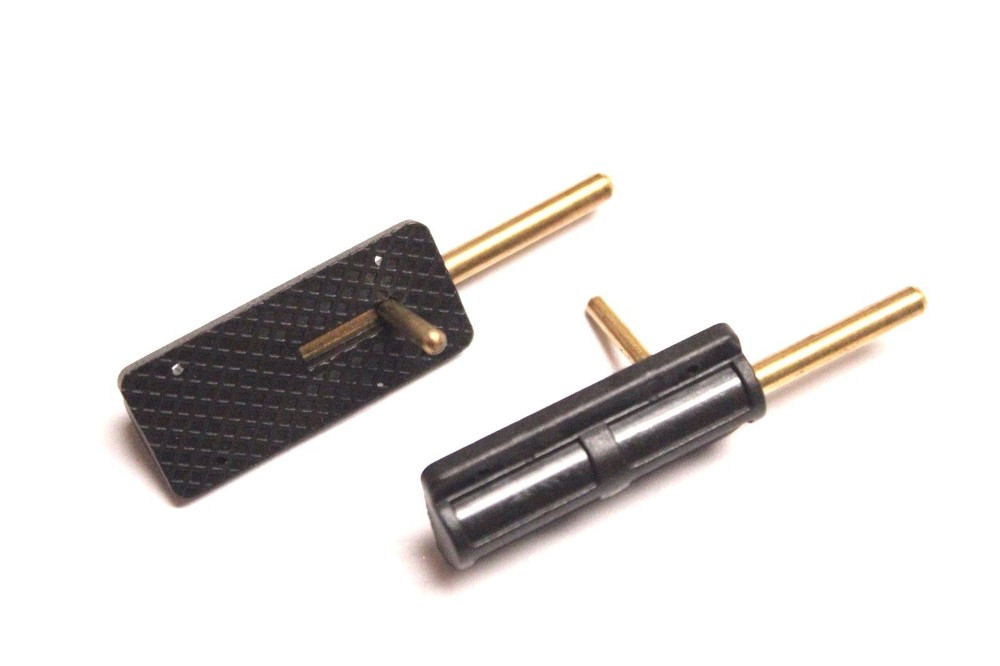 2PCS Black Canopy Hatch Latch Spring Lock RC Plane Airplane (US SELL SHIP)