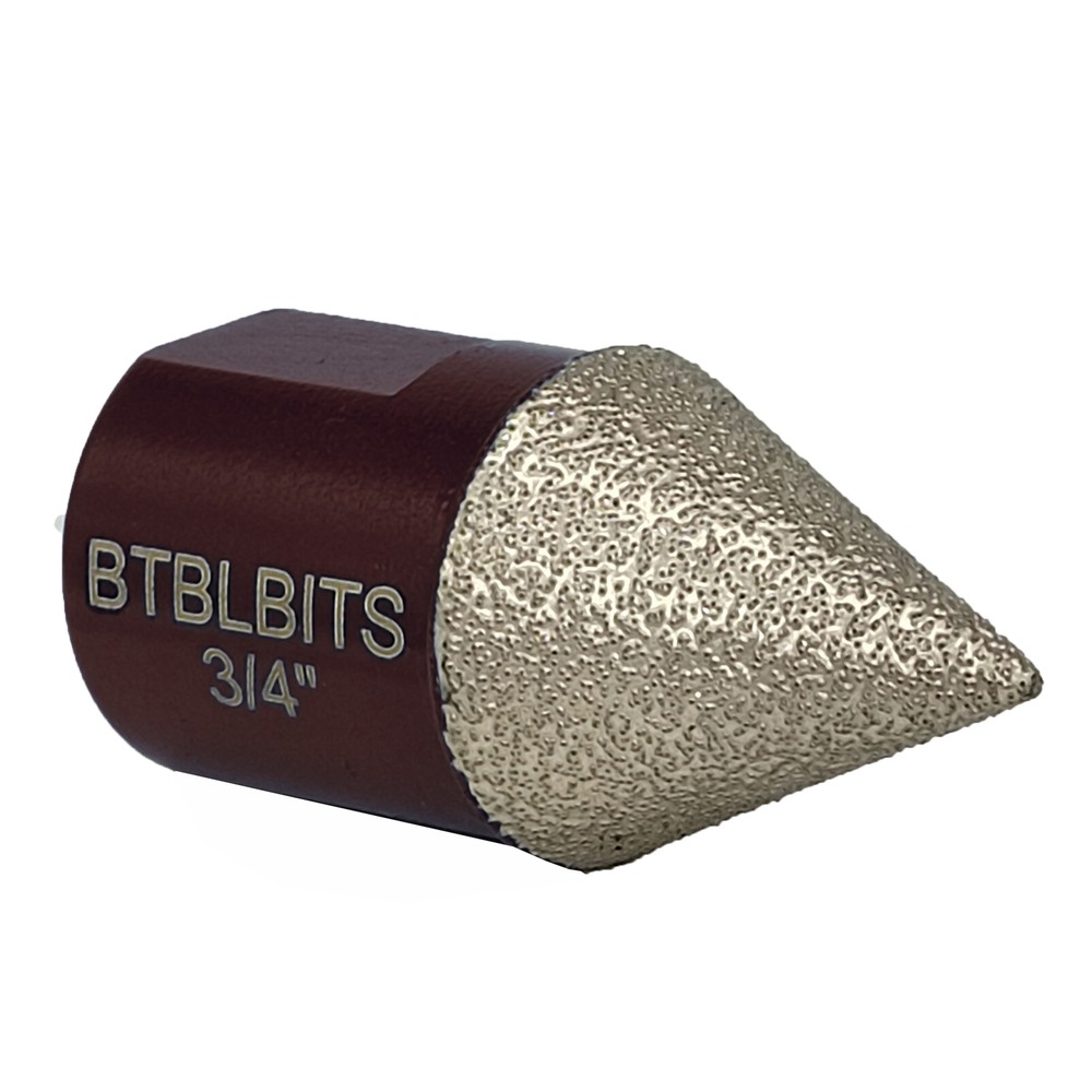 3/4" Diamond Beveling Chamfer Bit Milling Cone Ceramic Tile Granite Countersink