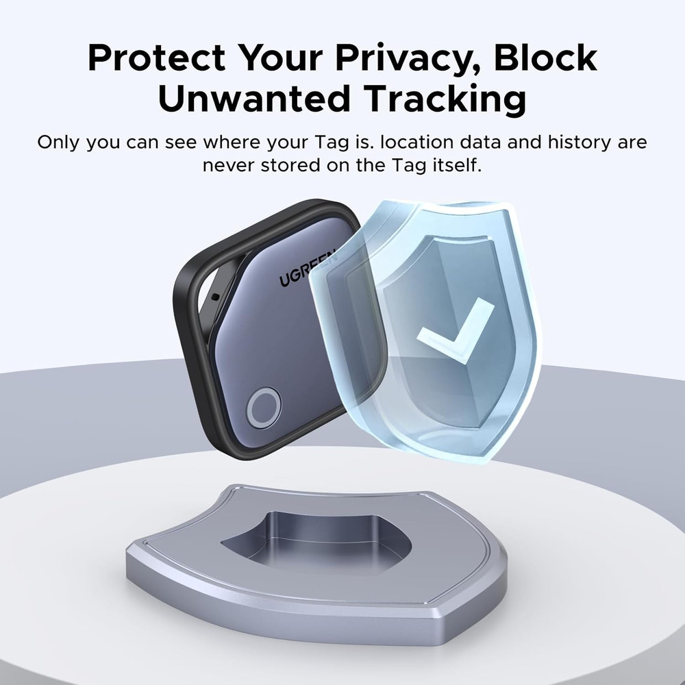 UGREEN Finetrack Air Tracker Tags (Ios Only) 4 Pack, 2-Year Replaceable Battery