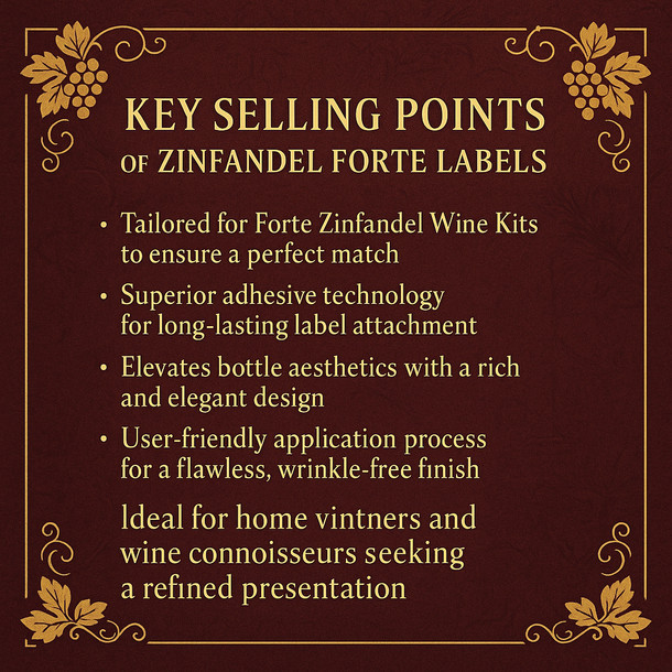FWK Zinfandel Forte Labels