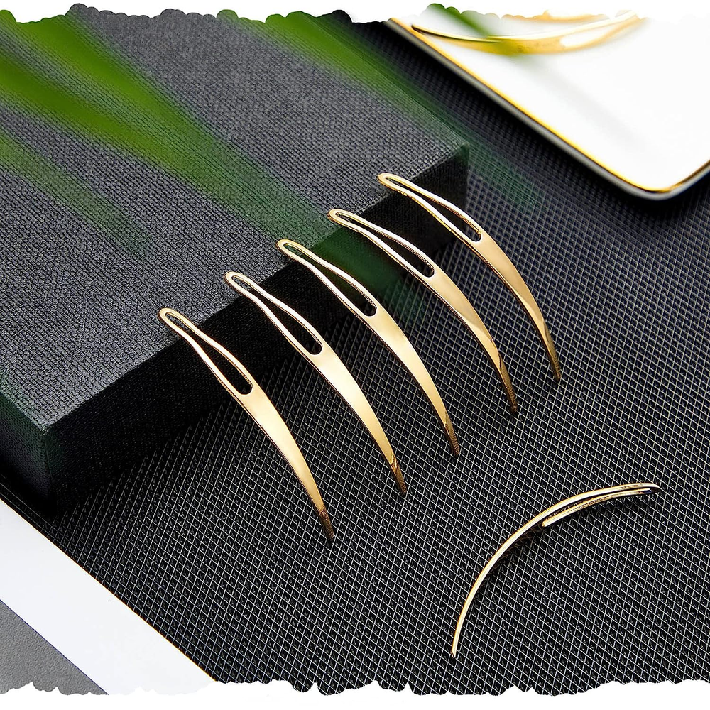 WILLBOND 12 Pieces Interlocking Tool for Locs Dreadlocks Tool Crochet Needle Hai