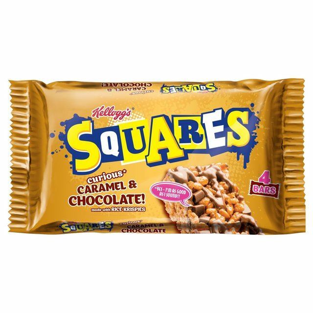 Kellogg's Chocolate Caramel Krispie Squares - 4 x 36g