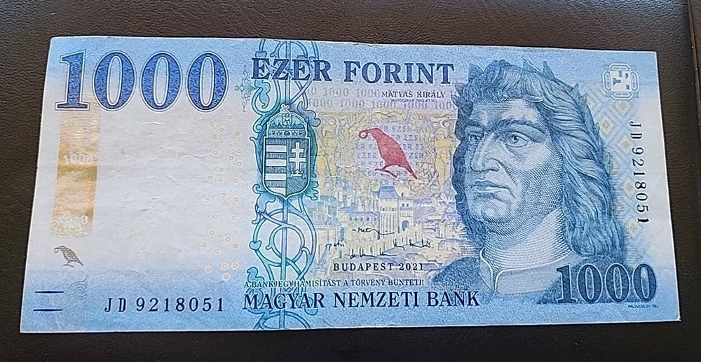 HUNGARY 1000 FORINT 2021 Banknote