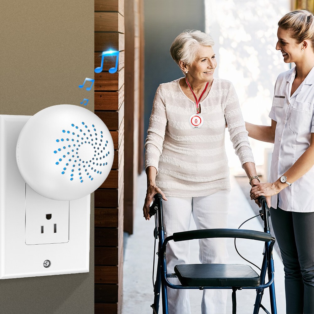SINGCALL SOS Call Button Attention Caregiver Pager Wireless Help System