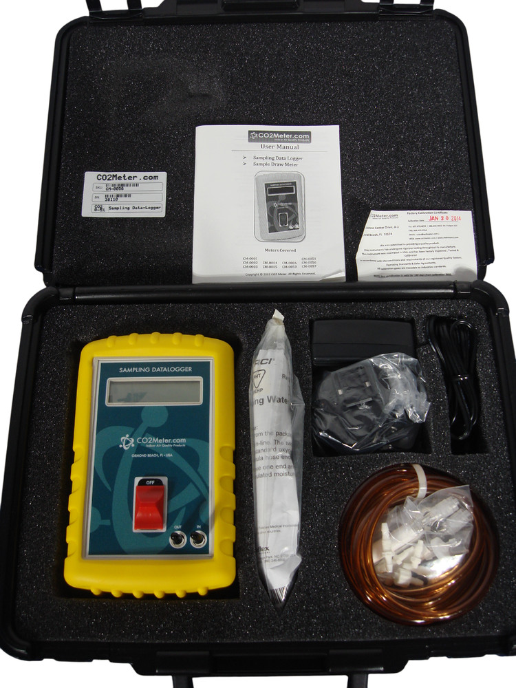 CO2 Meter CM-0056 CO2 0-5% Sampling Data Logger