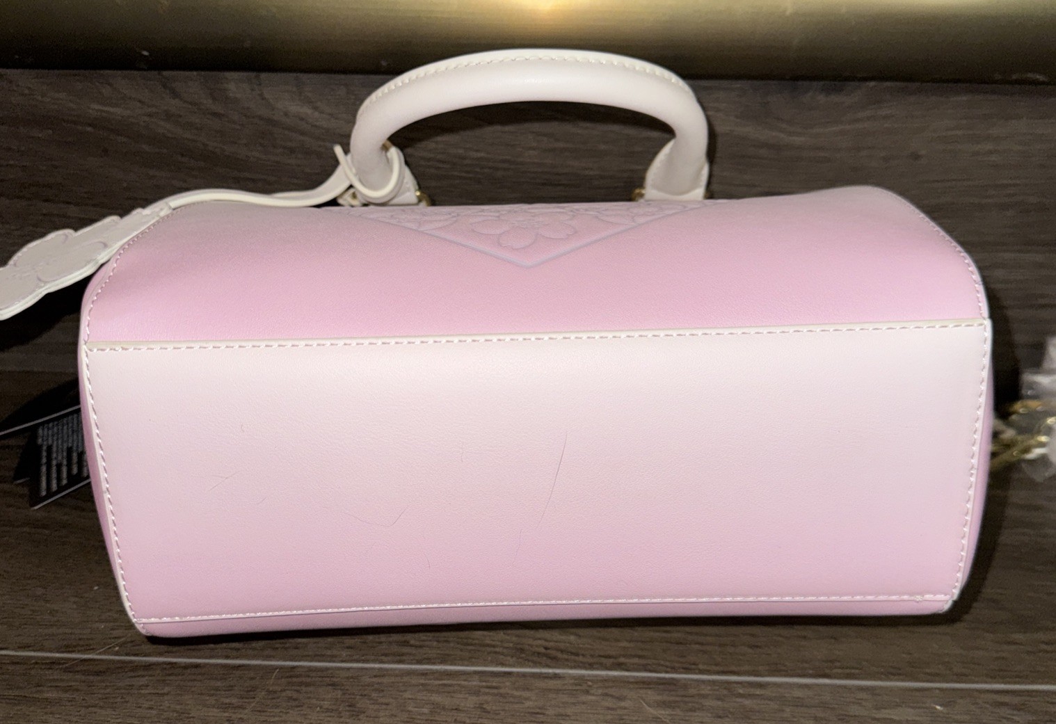 Loungefly Stitch & Angel Pink Cherry Blossom Heart Crossbody Bag NEW With Tags