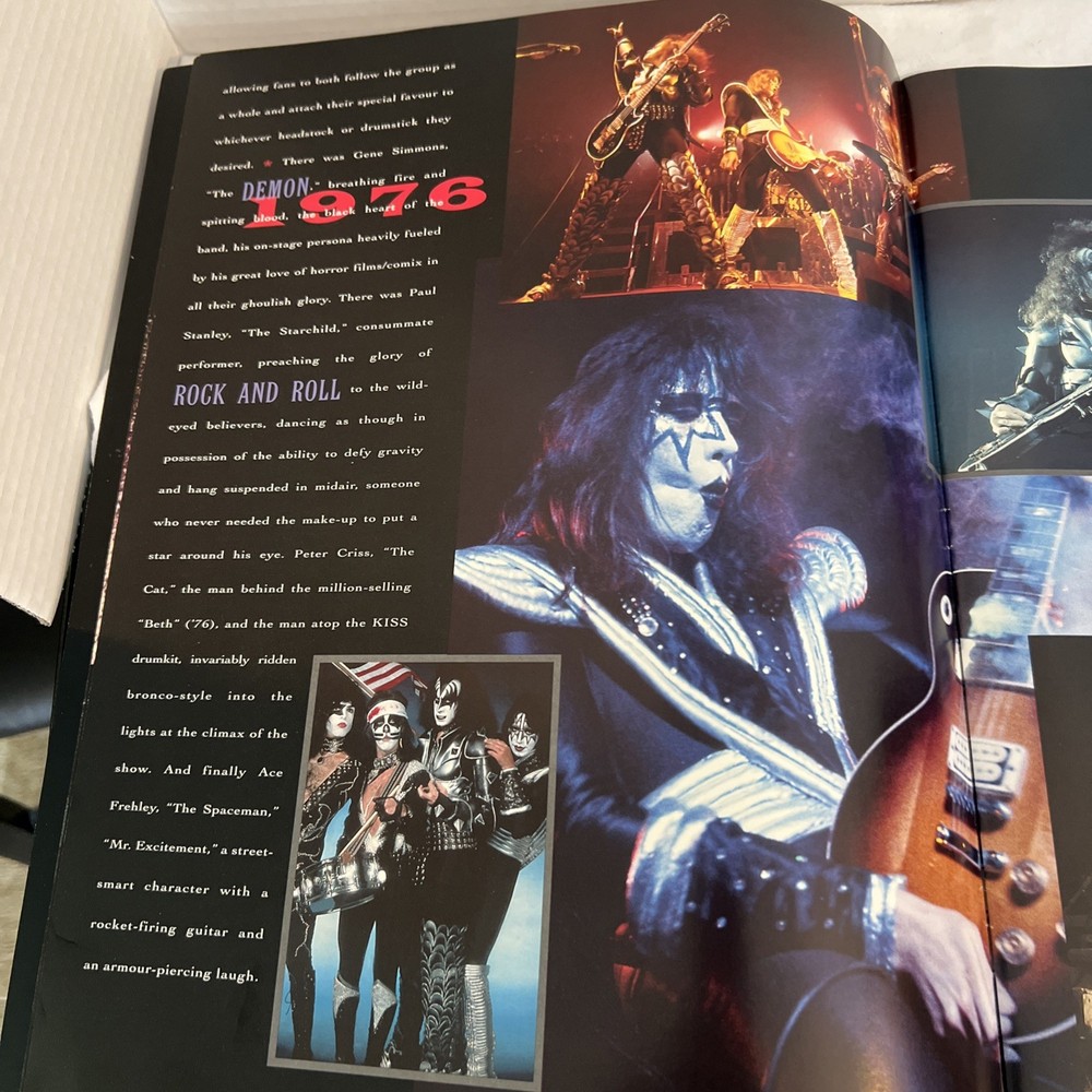 KISS -Alive/Worldwide 1996-97 Black Concert Program Tour Booklet