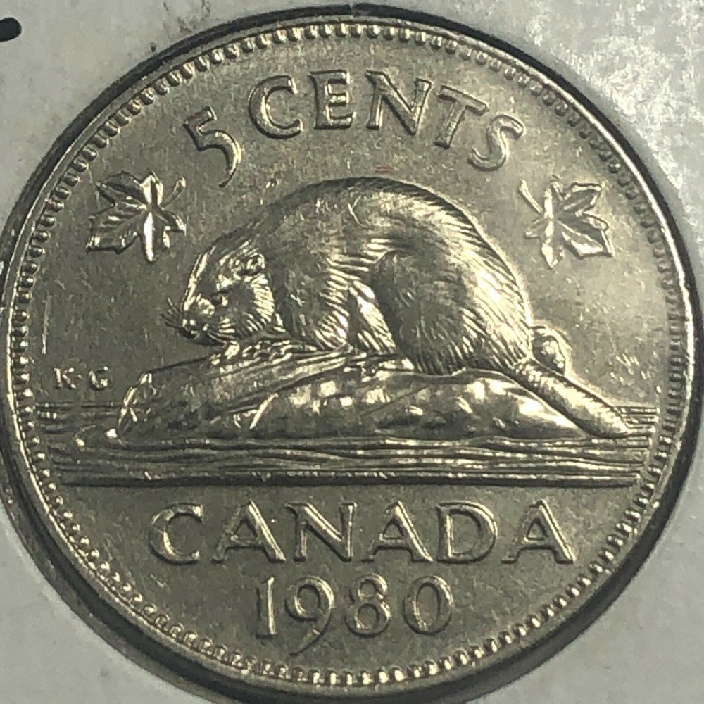1980 Canada Five Cent Foreign Coin #1310