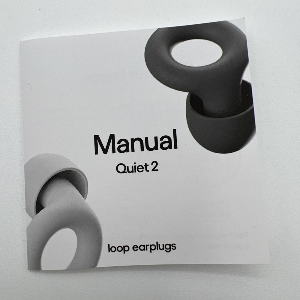 Loop Earplugs Quiet 2 - Noise Reduction 14db - Violet - NEW Open Box