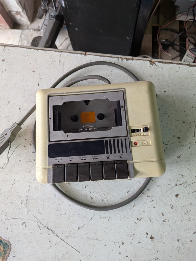 Commodore Unit For CBM 64/128 Datassette Made In Taiwan