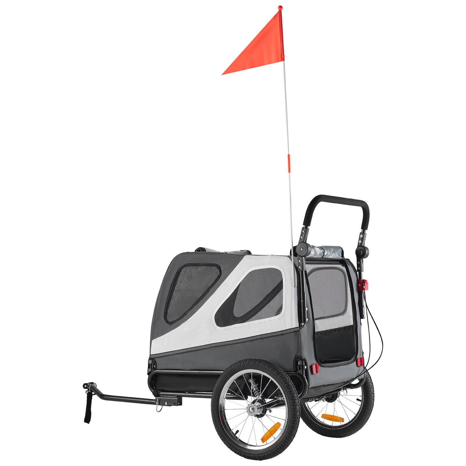 VEVOR Dog Bike Trailer Pet Bicycle Trailer & Stroller 100 lbs Water Resistant