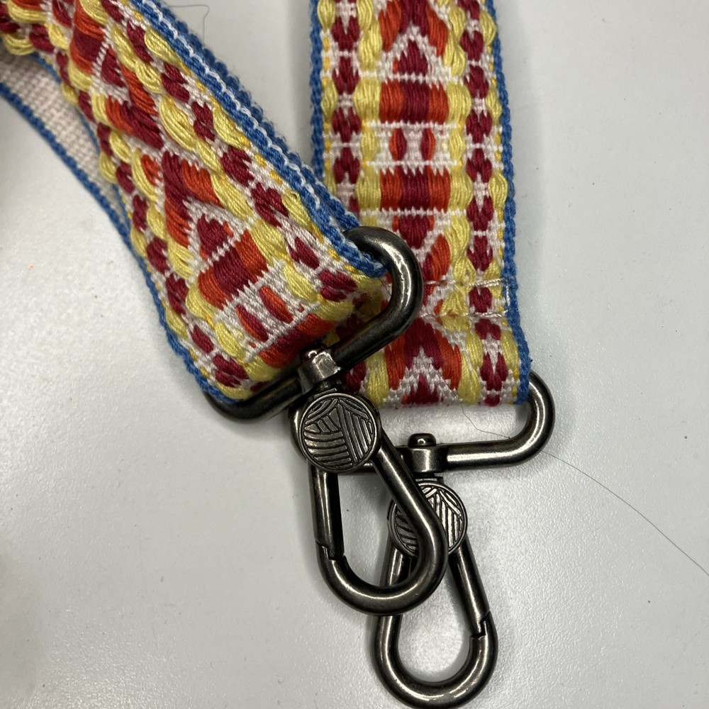 BOHO Bag Strap Adjustable Woven Blue Yellow Red Orange
