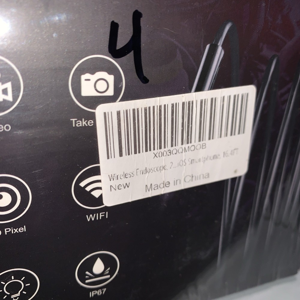 Endoscope & Light, 1920P HD Borescope with 8 Adjustable LED Lights, 16.4FT...