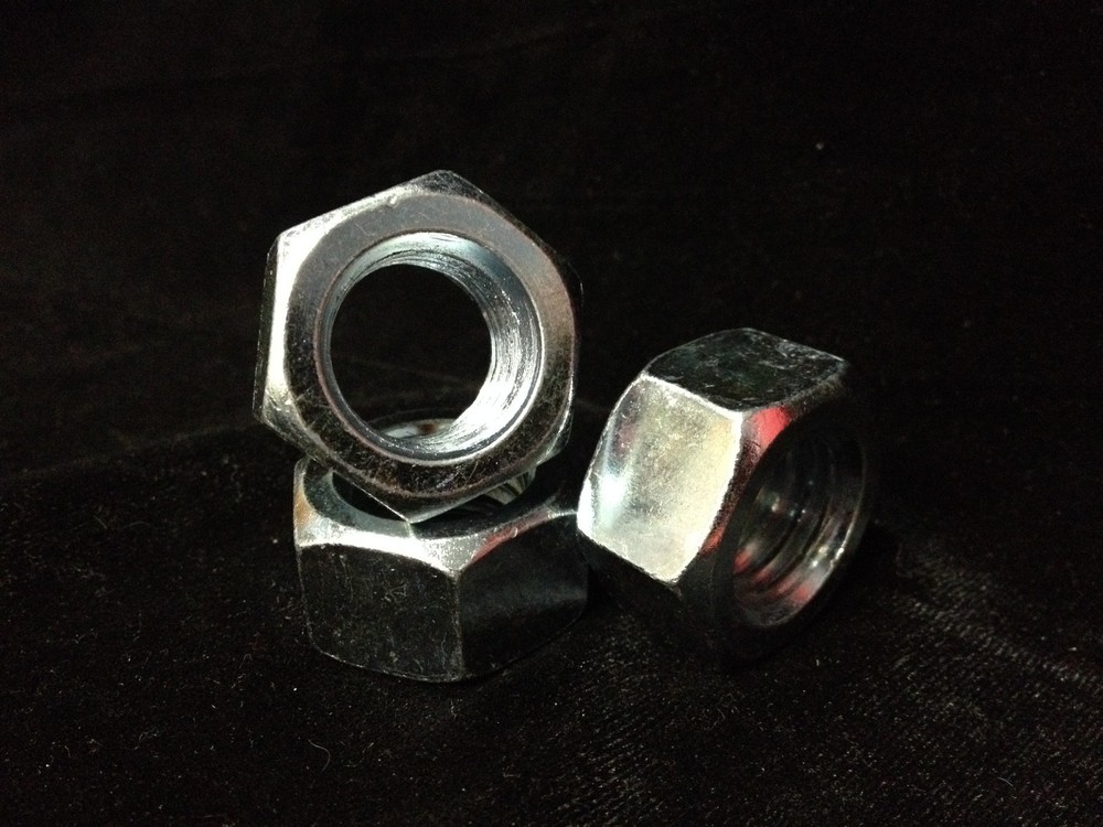 (10) 3/4"-10 Hex Nuts - Grade 2 - Zinc