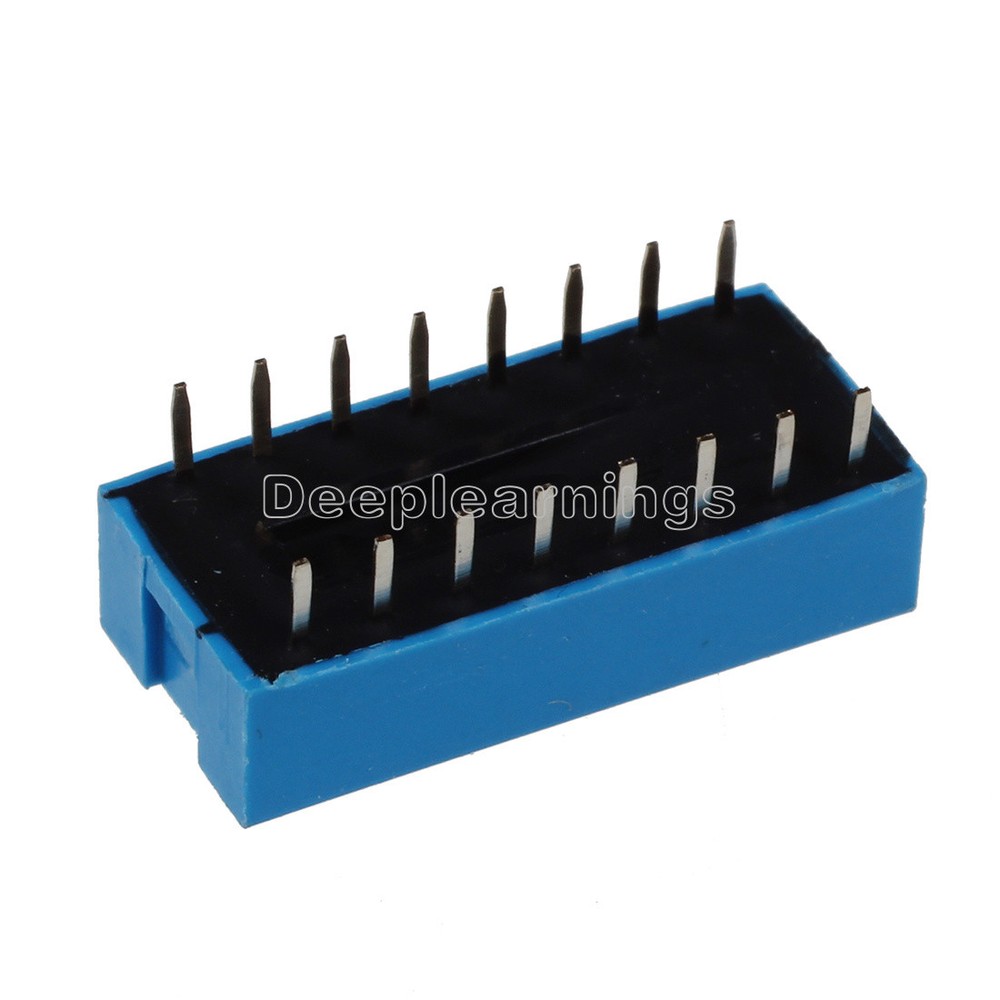 10PCS Slide Type Switch Module 2.54mm 8-Bit 8 Position Way DIP Blue Pitch