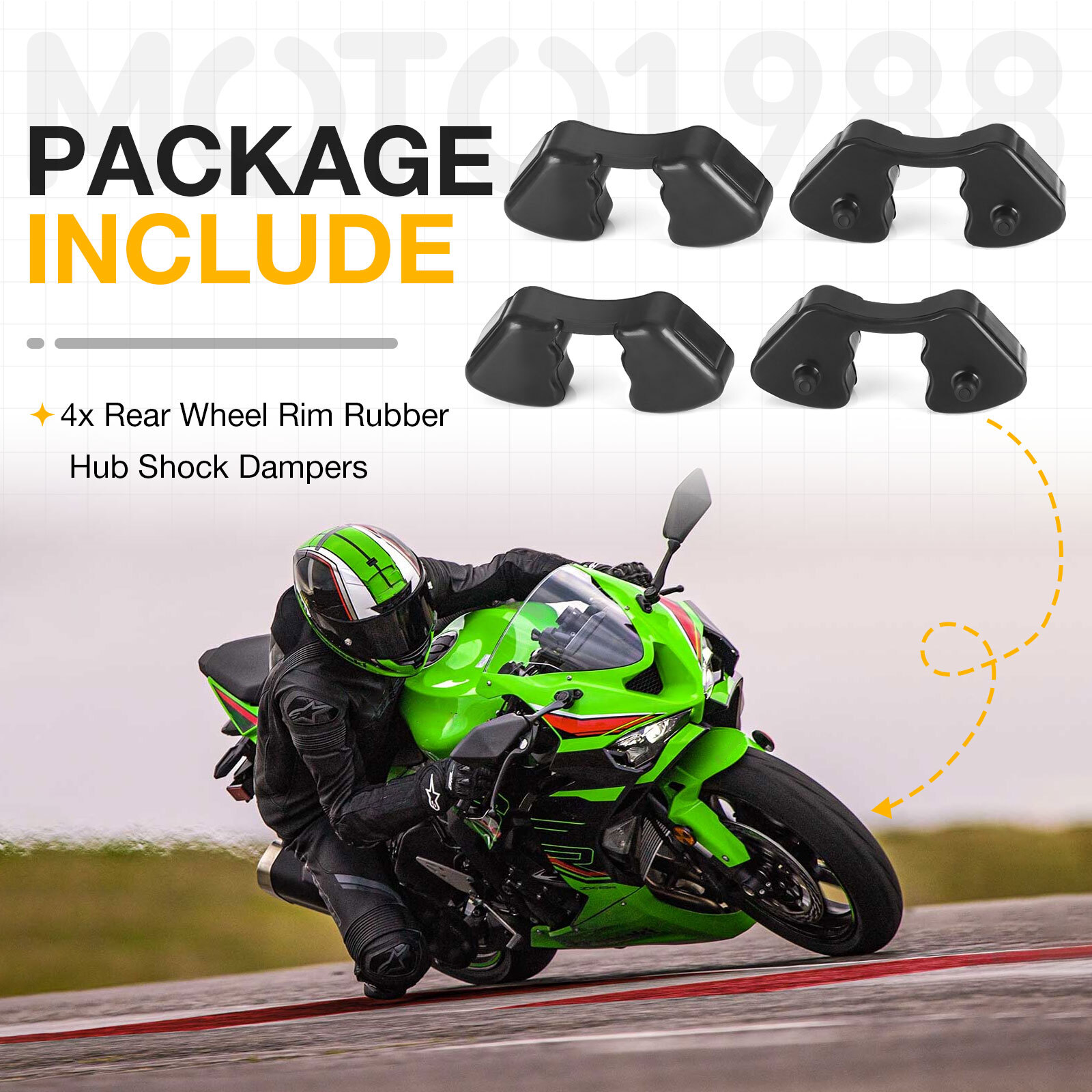 Rear Rim Wheel Cush Drive Sprocket Carrier For KAWASAKI Ninja ZX6R RR 92160-1485