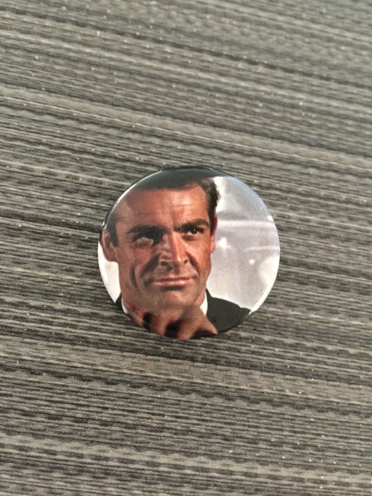 SEAN CONNERY Pin Button Badge 1.25" Bond 007