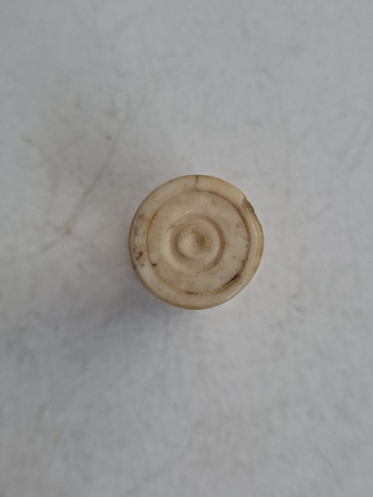 Antique Bone Sewing Needle Case Stanhope Etui Box Photo