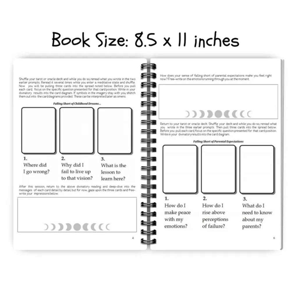 Tarot Shadow Work Book | Shadow Work | Tarot Journal | Witchy Notebook
