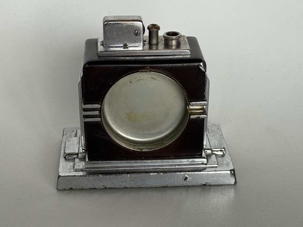 Antique Ronson Touch Tip Lighter-No clock or wand. For Restoration/Parts.