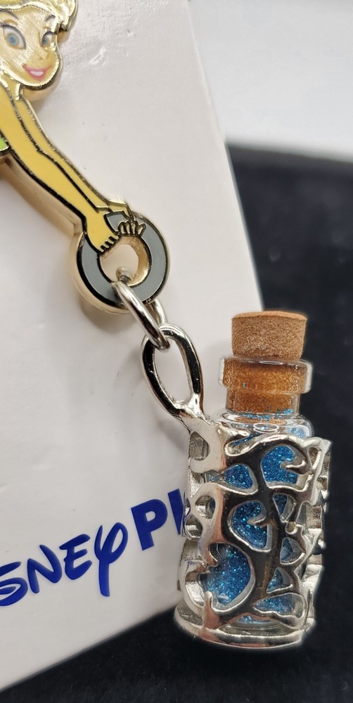 Disney Pins Tinker Bell With Glass Jar Pixie Dust